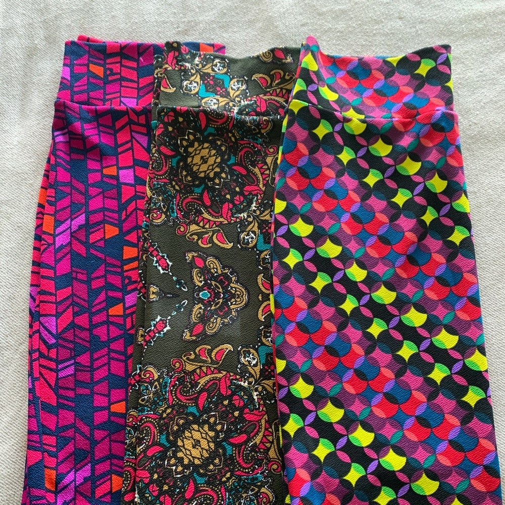 LuLaRoe Cassie Pencil Skirts - lot of 3 - 2XL